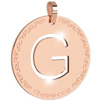 Pendente Rebecca Donna My World Alphabet in Bronzo BWRPRG07 - BWRPRG07